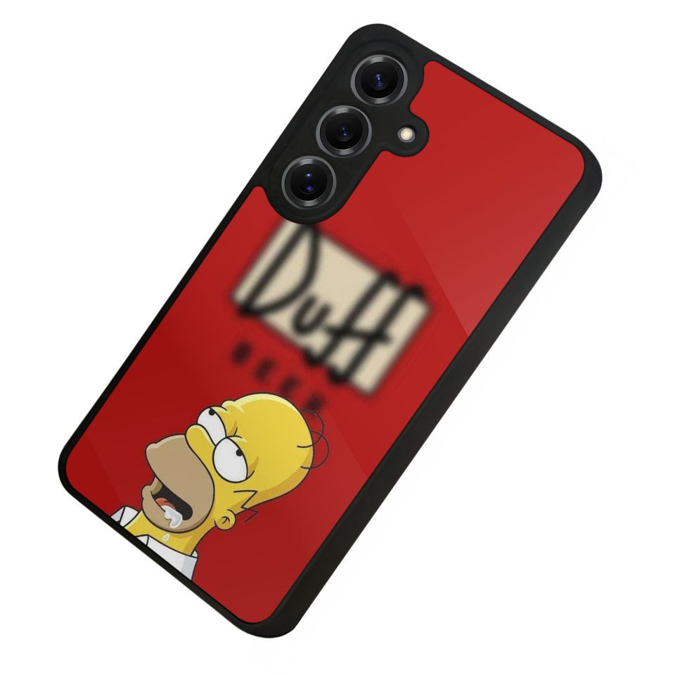 Samsung Galaxy S25 Uyumlu The Simpsons Tasarımlı Glossy Premium Kılıf