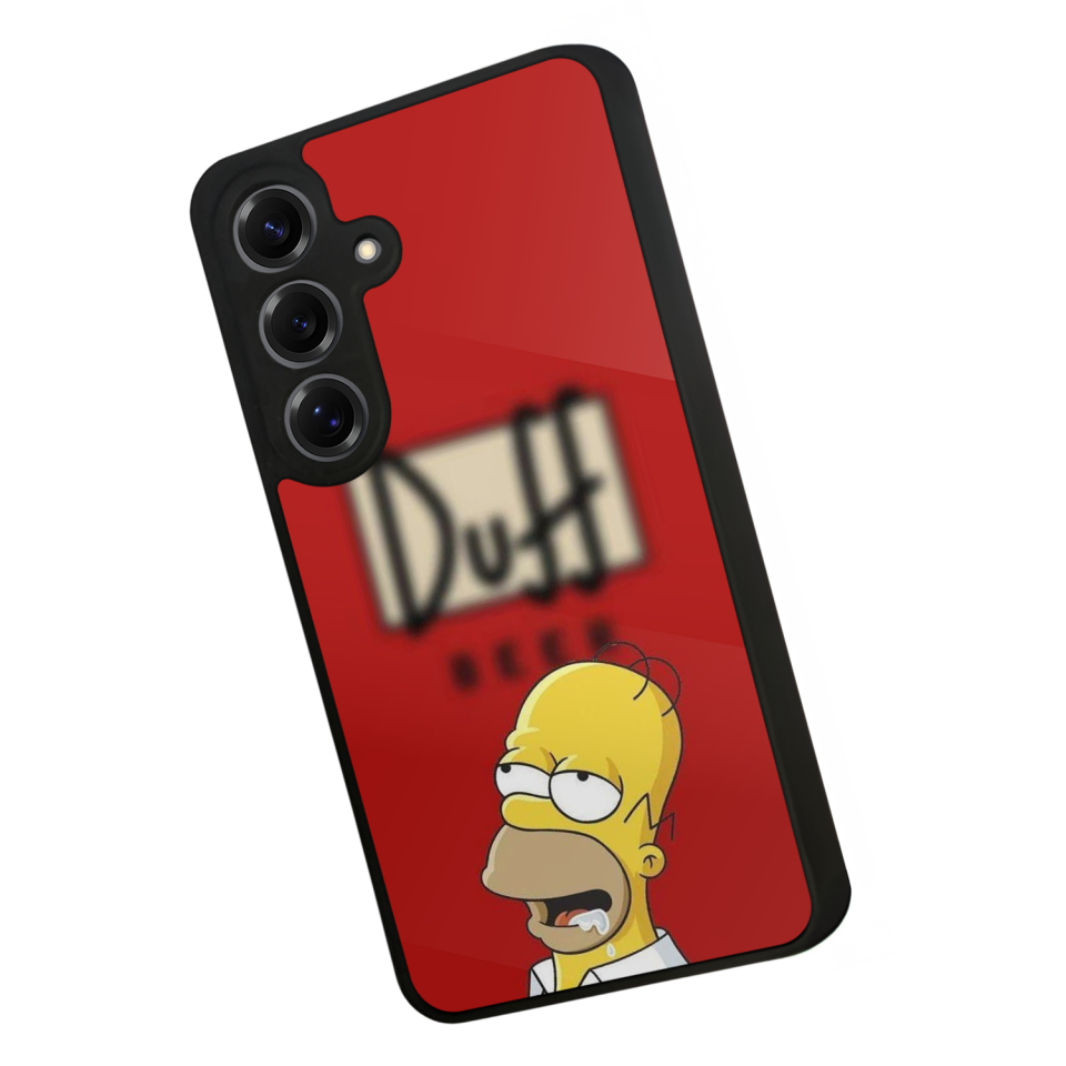 Samsung Galaxy S25 Uyumlu The Simpsons Tasarımlı Glossy Premium Kılıf