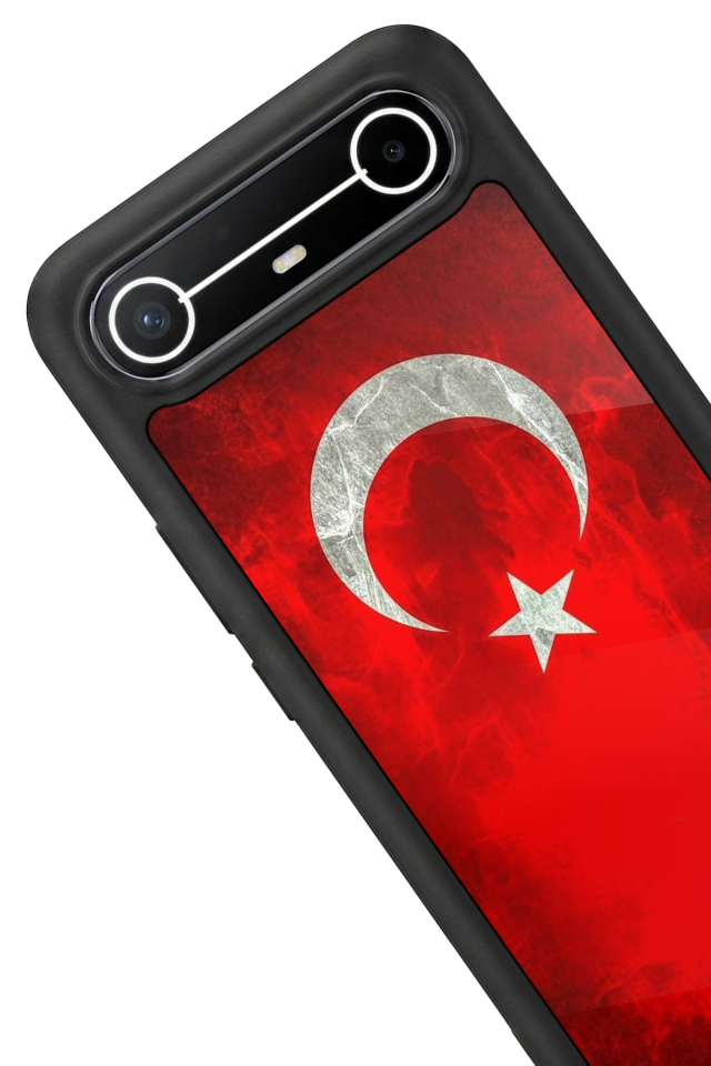 Tecno Spark Slim 5G Uyumlu Türk Bayragi Tasarımlı Glossy Premium Kılıf