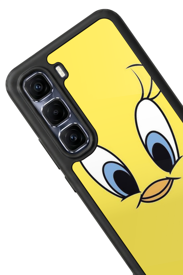 Infinix Hot 60 Pro Plus Uyumlu Tweety Tasarımlı Glossy Premium Kılıf