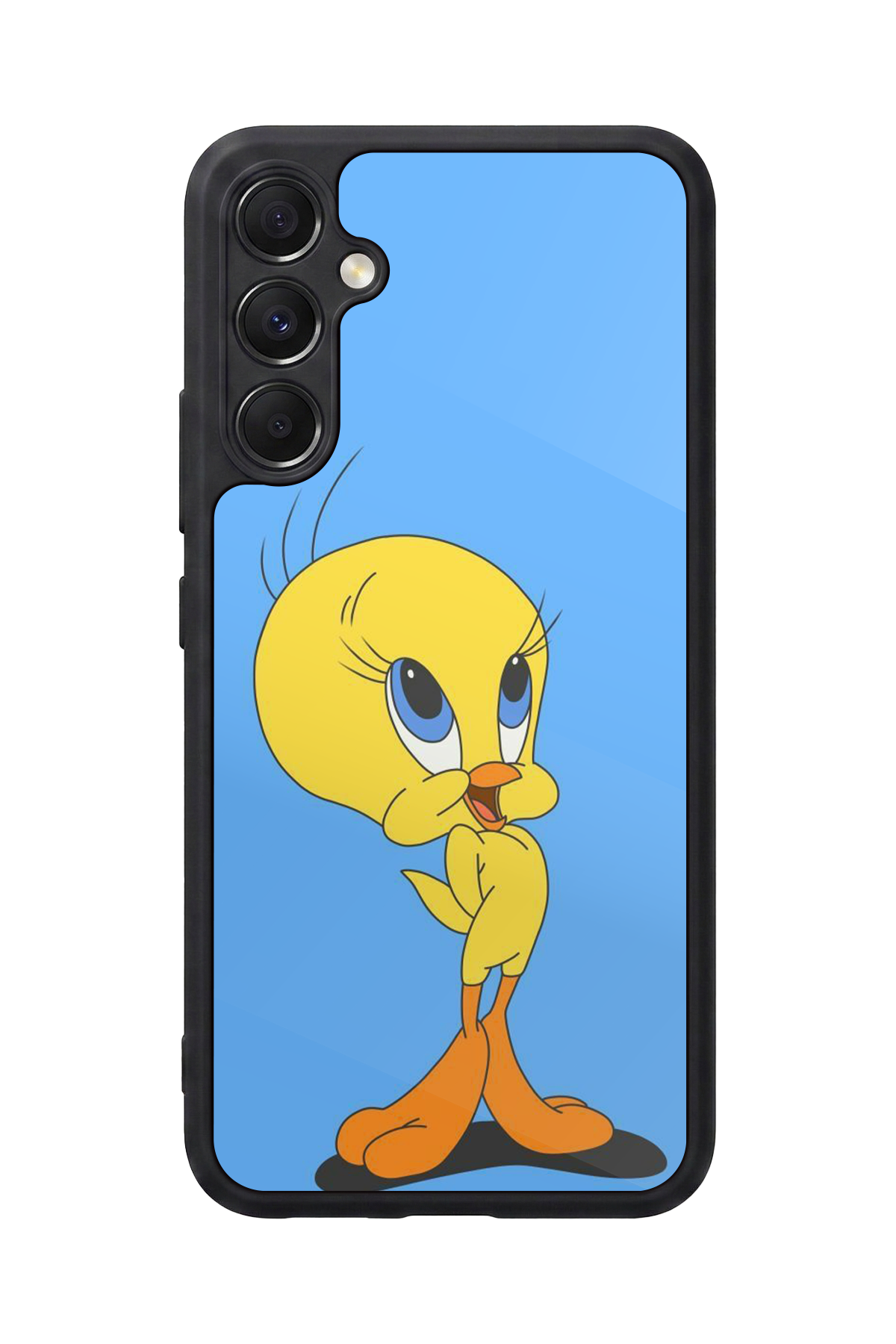 Samsung Galaxy A34 Uyumlu Tweety Tasarımlı Glossy Premium Kılıf