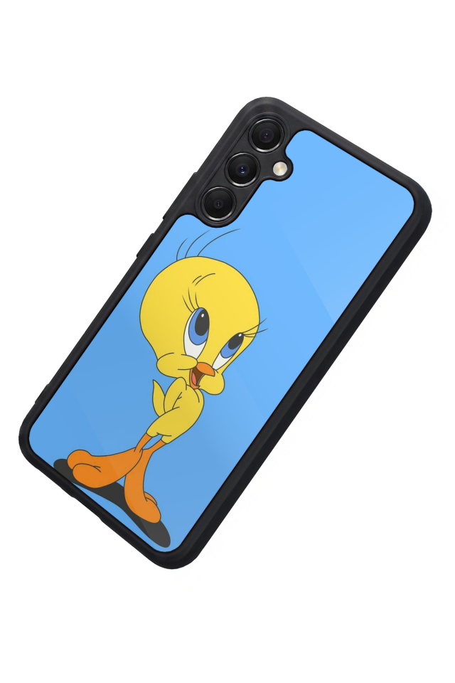 Samsung Galaxy A34 Uyumlu Tweety Tasarımlı Glossy Premium Kılıf