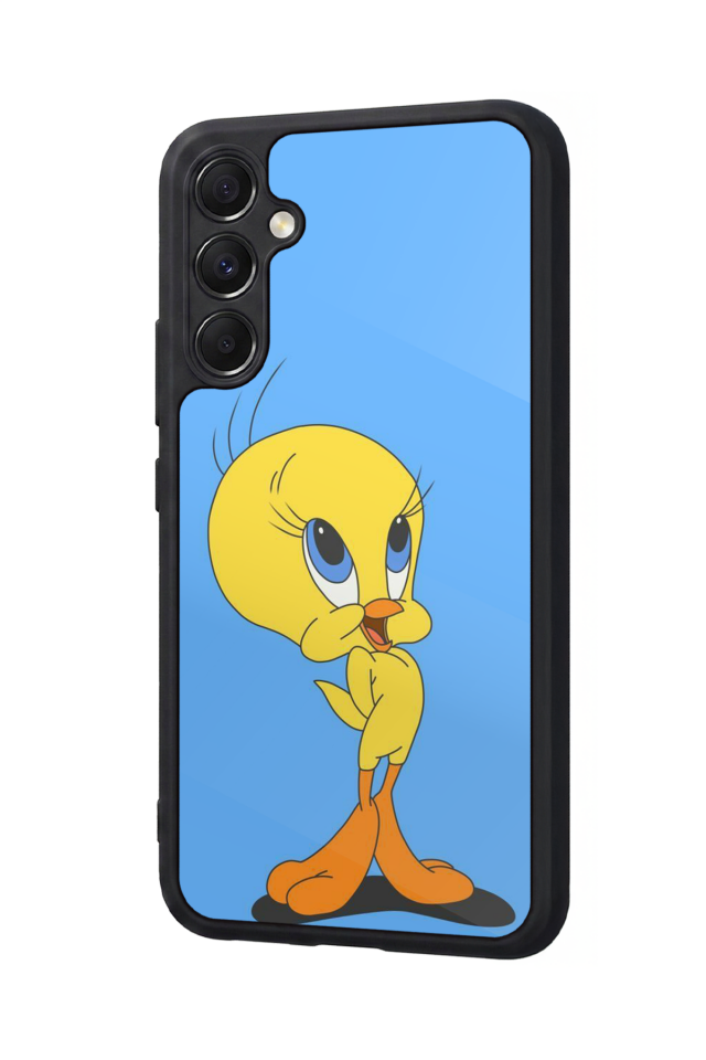Samsung Galaxy A34 Uyumlu Tweety Tasarımlı Glossy Premium Kılıf
