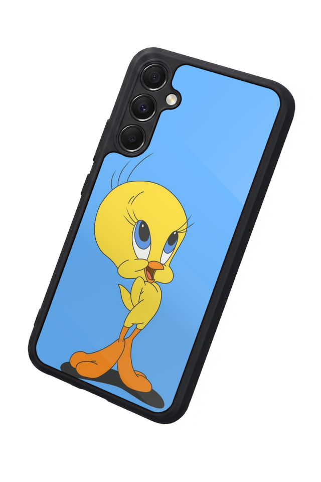 Samsung Galaxy A34 Uyumlu Tweety Tasarımlı Glossy Premium Kılıf