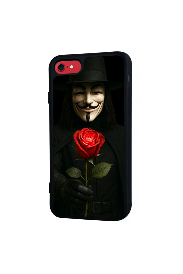 iPhone SE Uyumlu Vendetta Tasarımlı Glossy Premium Kılıf