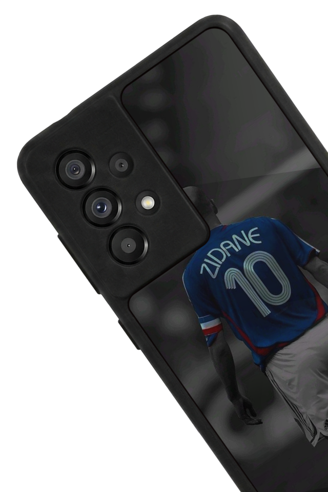 Samsung Galaxy A73 Uyumlu Zidane Tasarımlı Glossy Premium Kılıf