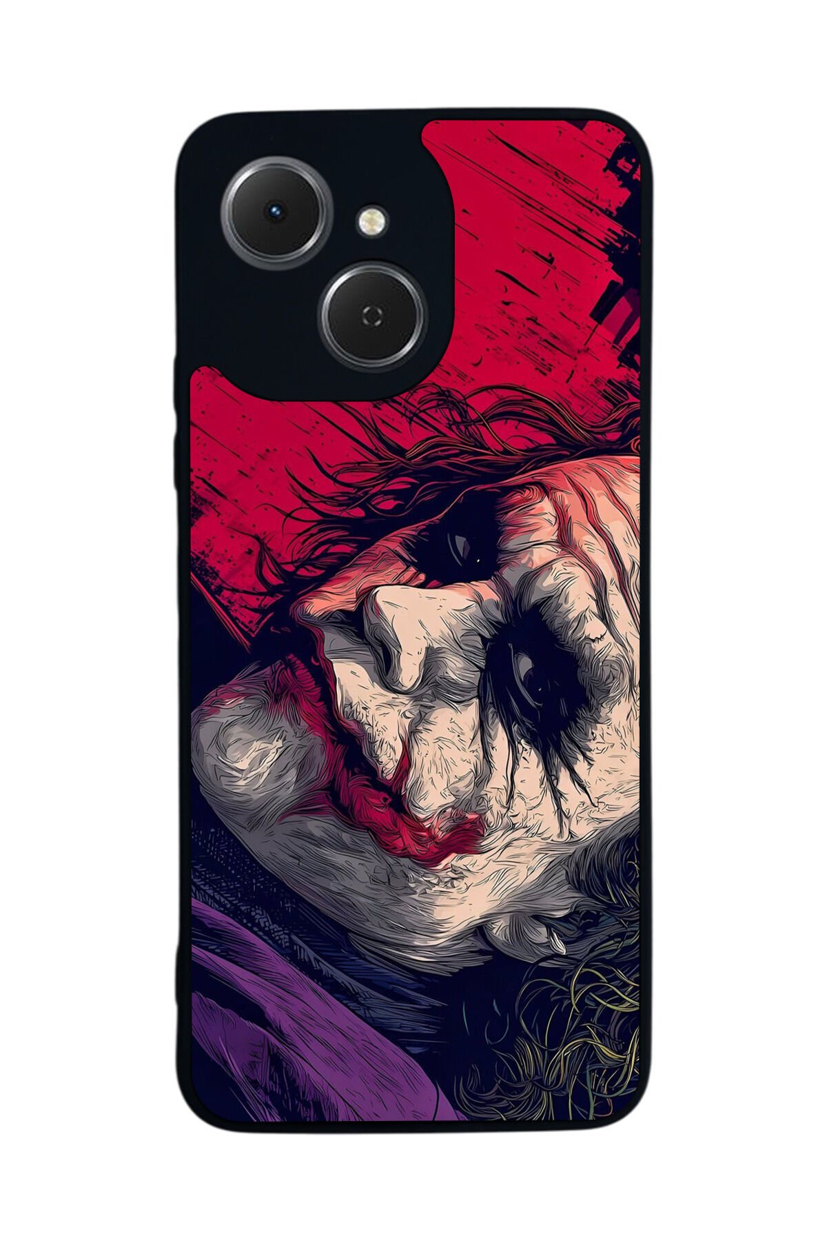 Tecno Spark 40C Uyumlu Joker Tasarımlı Glossy Premium Kılıf