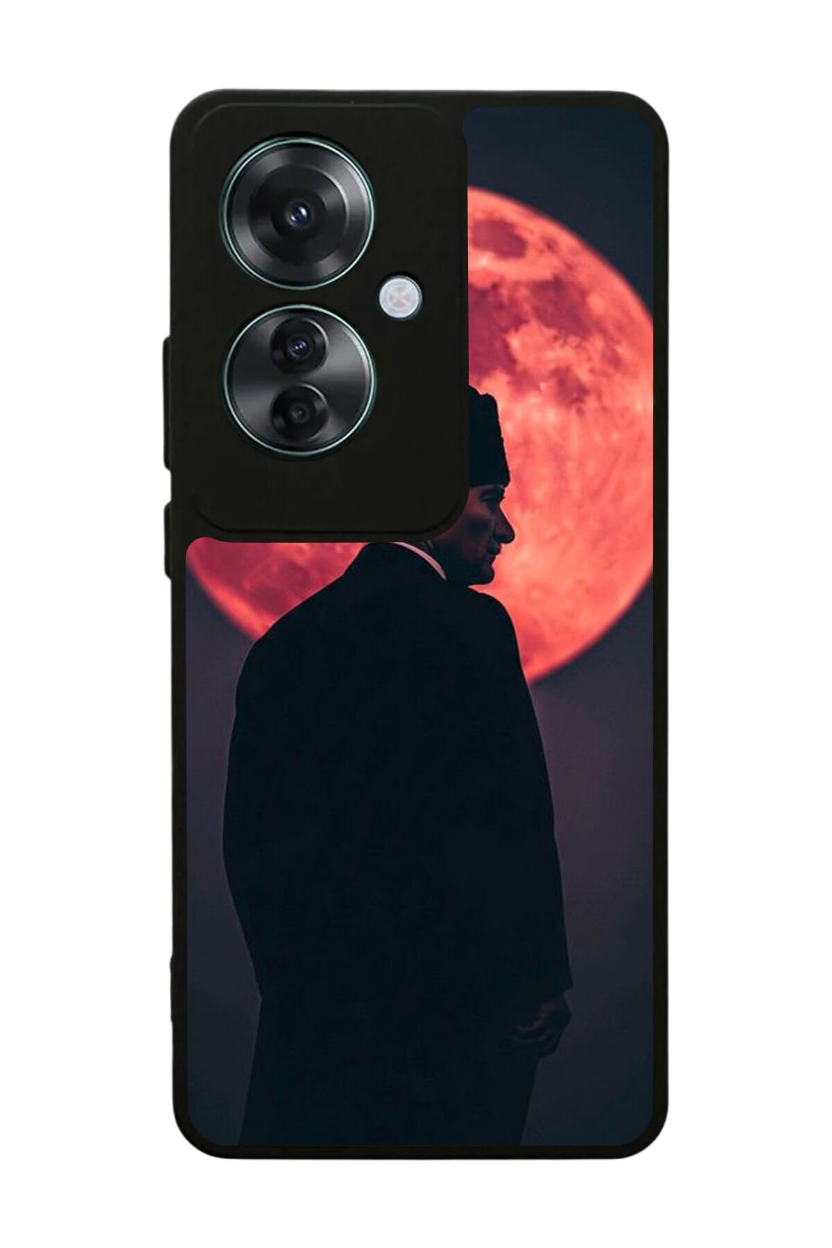 Oppo Reno 11F Uyumlu Mustafa Kemal Ataturk Tasarımlı Glossy Premium Kılıf