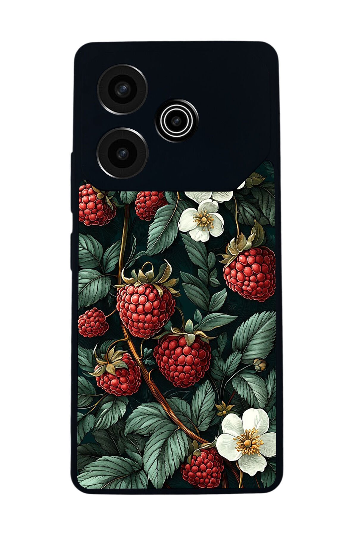 Tecno Pova 6 Uyumlu Botanik Tasarımlı Glossy Premium Kılıf