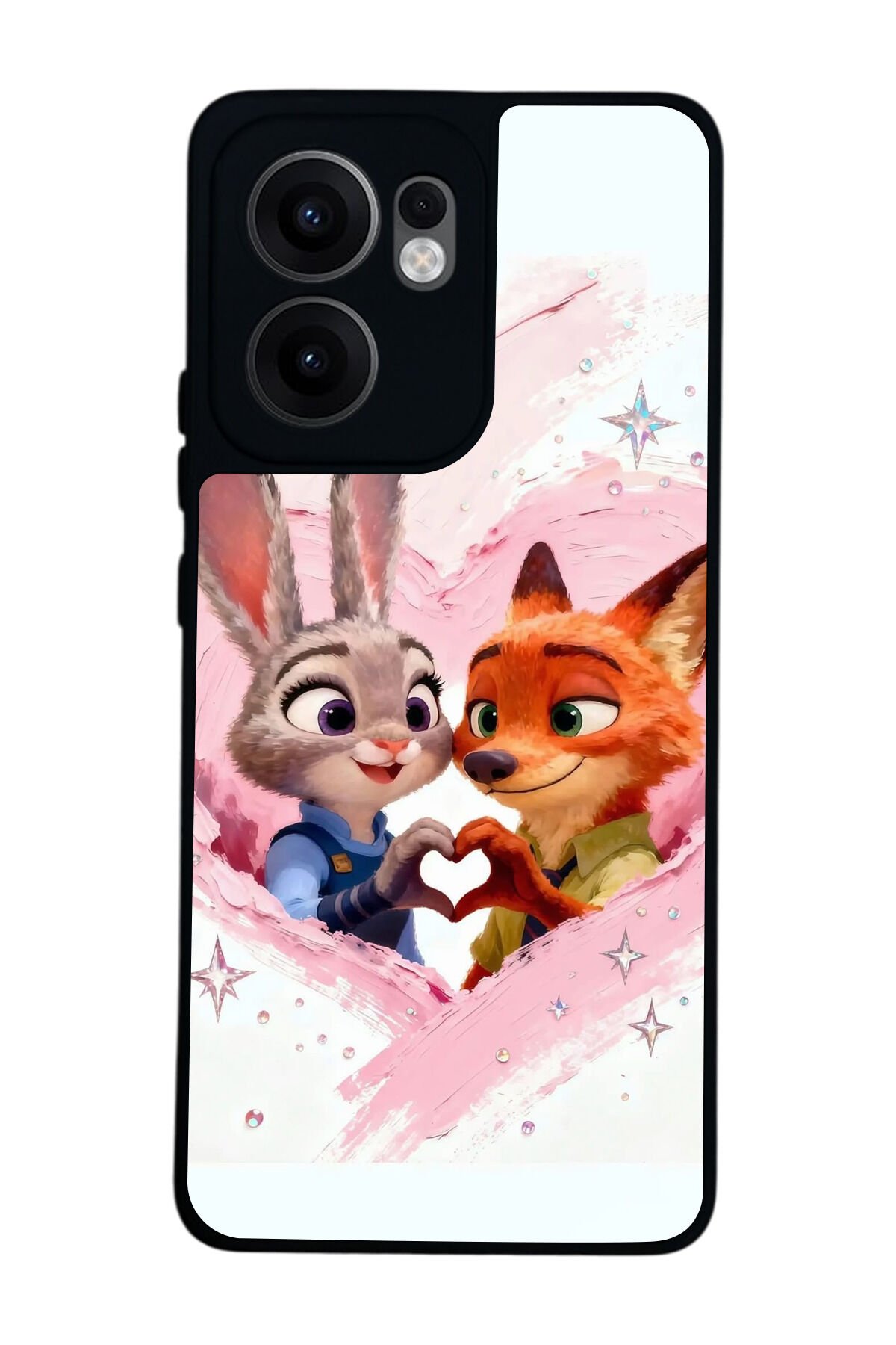 Oppo Reno 13F Uyumlu Zootropolis Tasarımlı Glossy Premium Kılıf