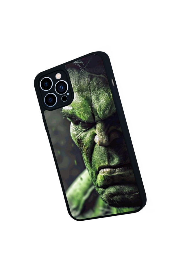 iPhone 13 Pro Max Uyumlu Hulk Tasarımlı Glossy Premium Kılıf