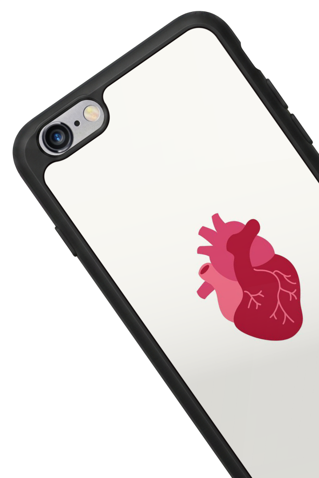 iPhone 6 Plus Uyumlu Kalp Love Tasarımlı Glossy Premium Kılıf