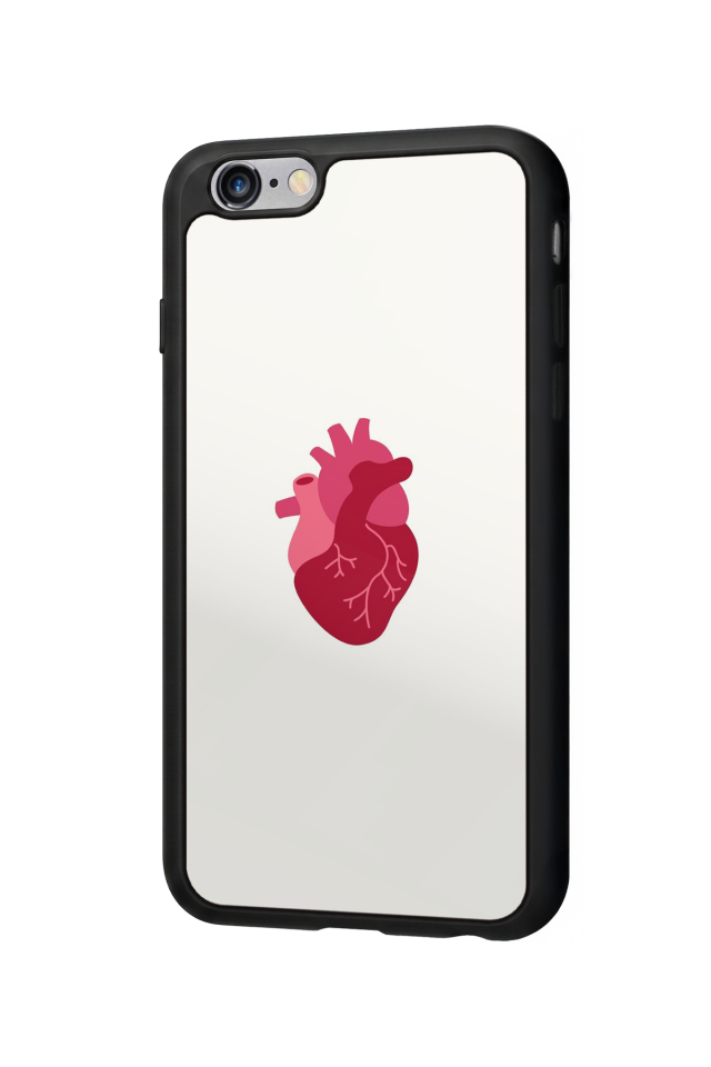 iPhone 6 Plus Uyumlu Kalp Love Tasarımlı Glossy Premium Kılıf