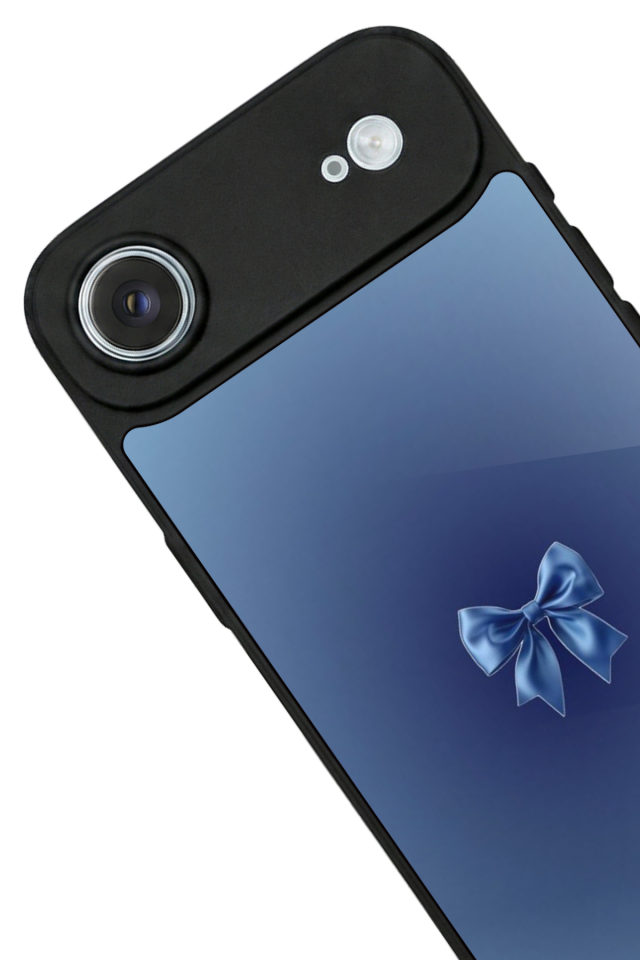 iPhone 17 Air Uyumlu Kurdele Tasarımlı Glossy Premium Kılıf