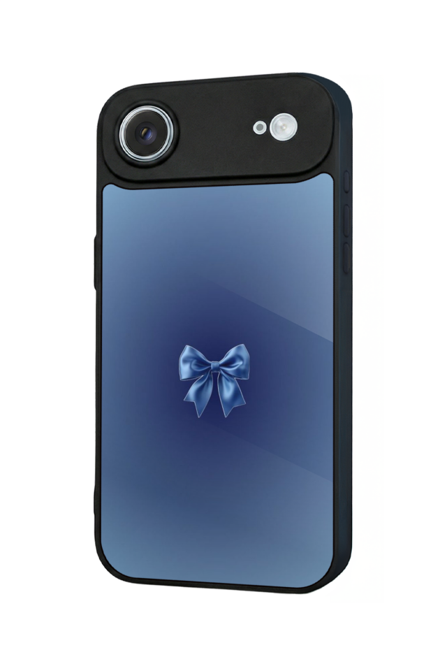 iPhone 17 Air Uyumlu Kurdele Tasarımlı Glossy Premium Kılıf