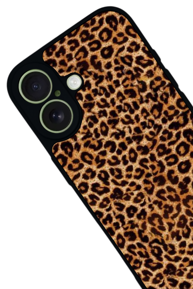 iPhone 17 Uyumlu Leopar Tasarımlı Glossy Premium Kılıf