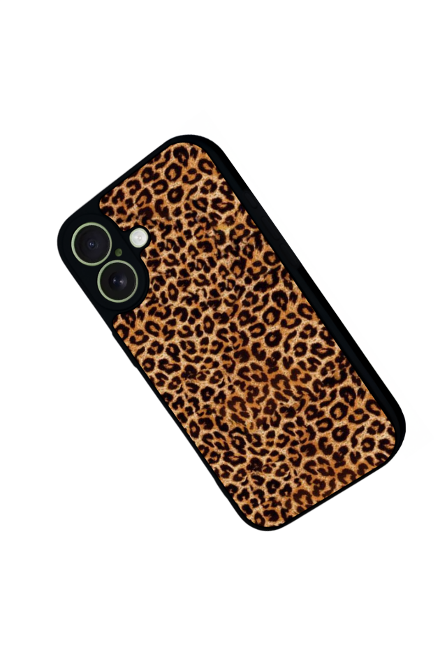 iPhone 17 Uyumlu Leopar Tasarımlı Glossy Premium Kılıf