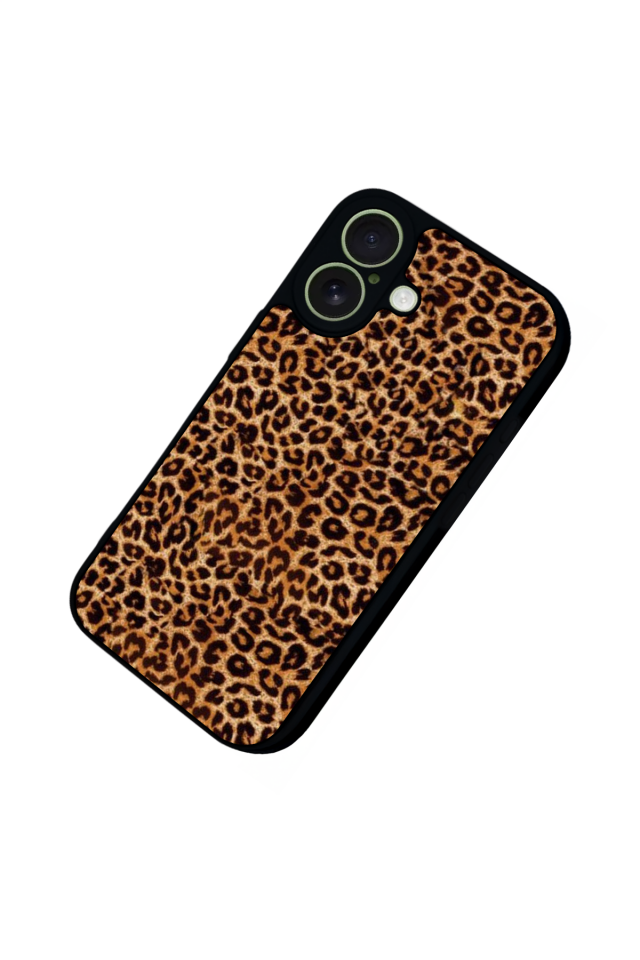 iPhone 17 Uyumlu Leopar Tasarımlı Glossy Premium Kılıf