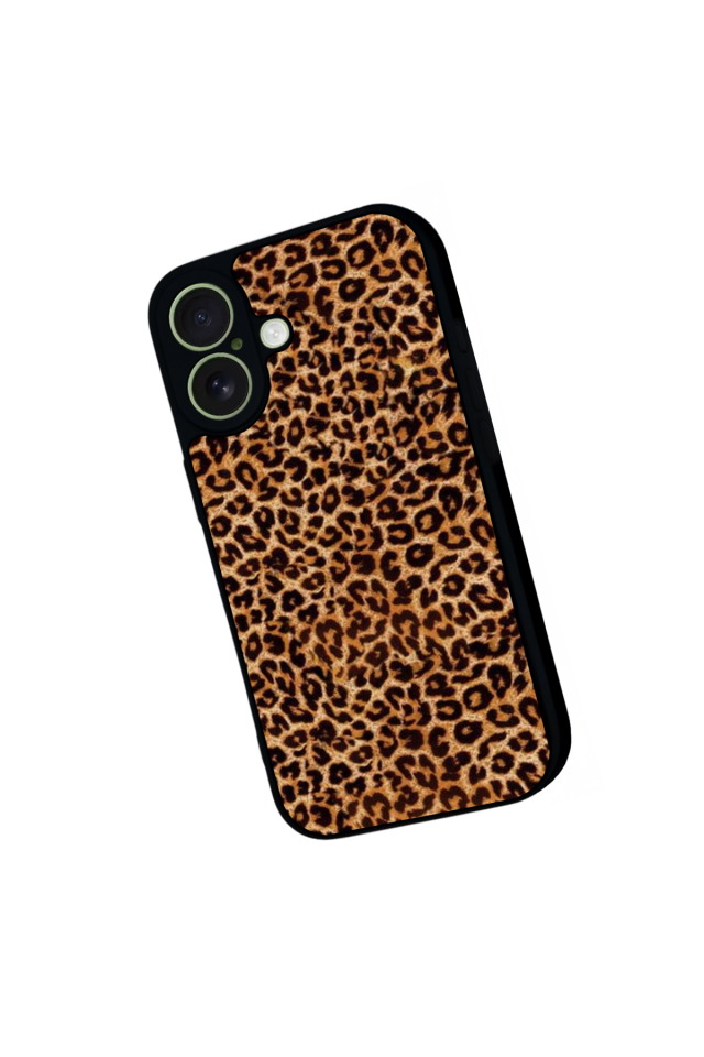 iPhone 17 Uyumlu Leopar Tasarımlı Glossy Premium Kılıf