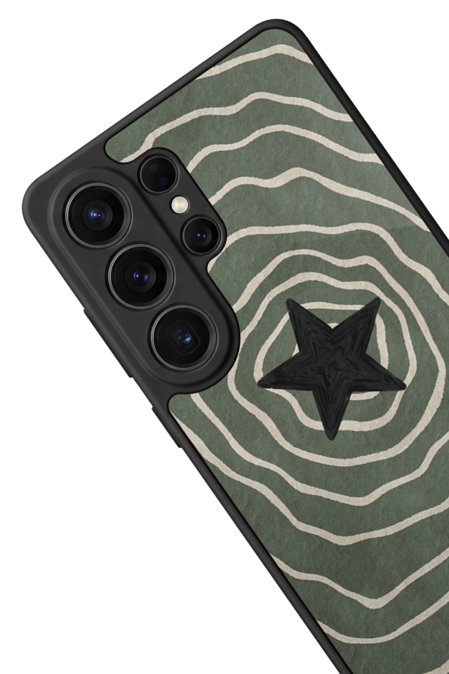 Samsung Galaxy S26 Ultra Uyumlu Retro Yildizlar Tasarımlı Glossy Premium Kılıf