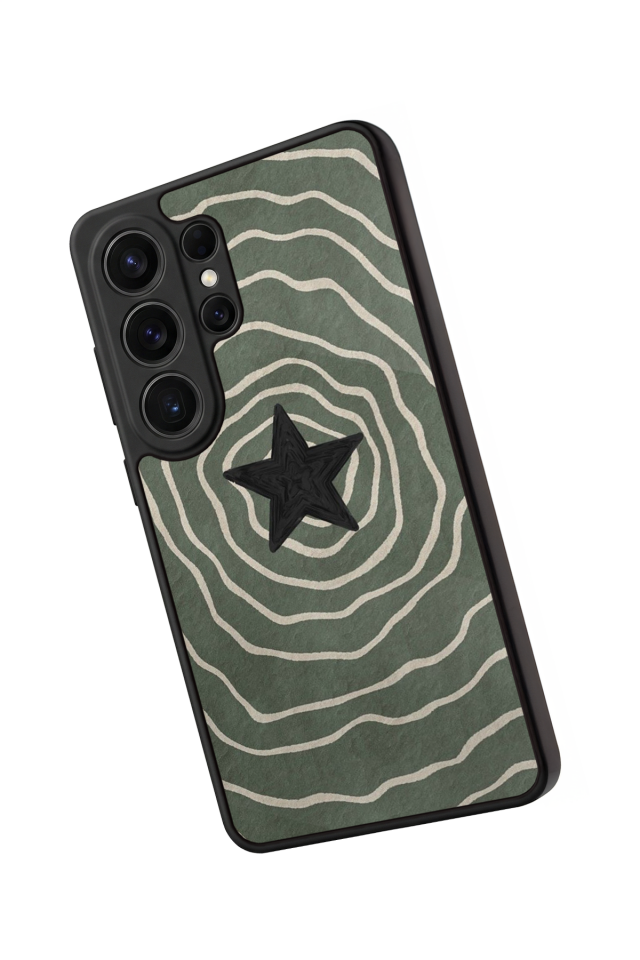 Samsung Galaxy S26 Ultra Uyumlu Retro Yildizlar Tasarımlı Glossy Premium Kılıf