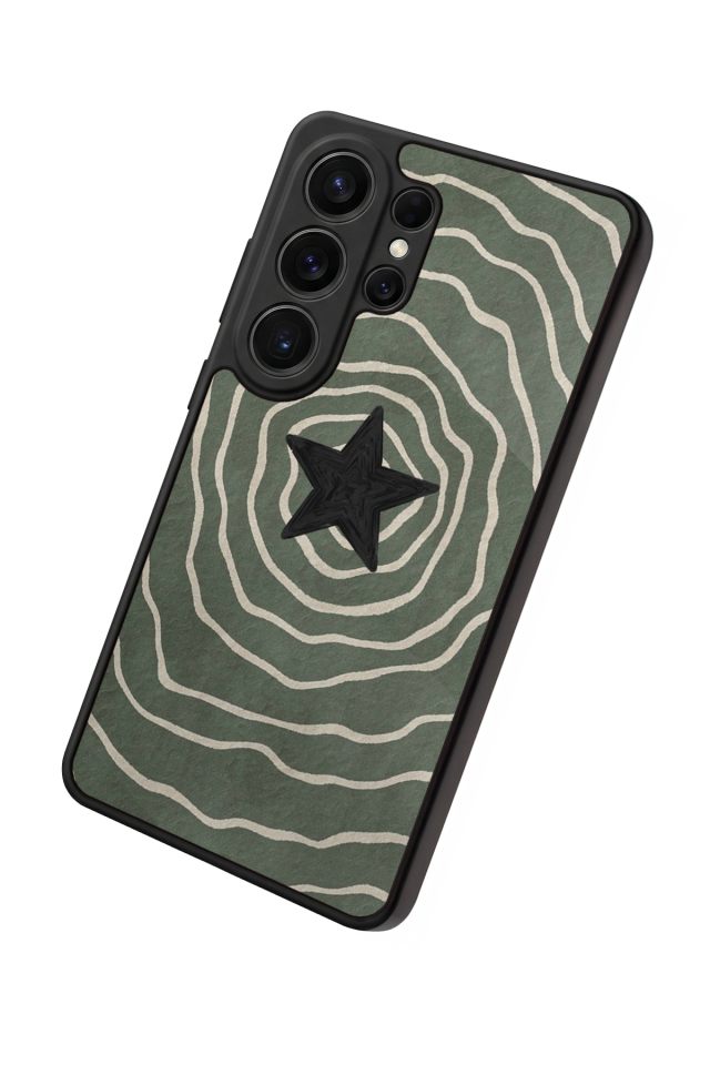 Samsung Galaxy S26 Ultra Uyumlu Retro Yildizlar Tasarımlı Glossy Premium Kılıf