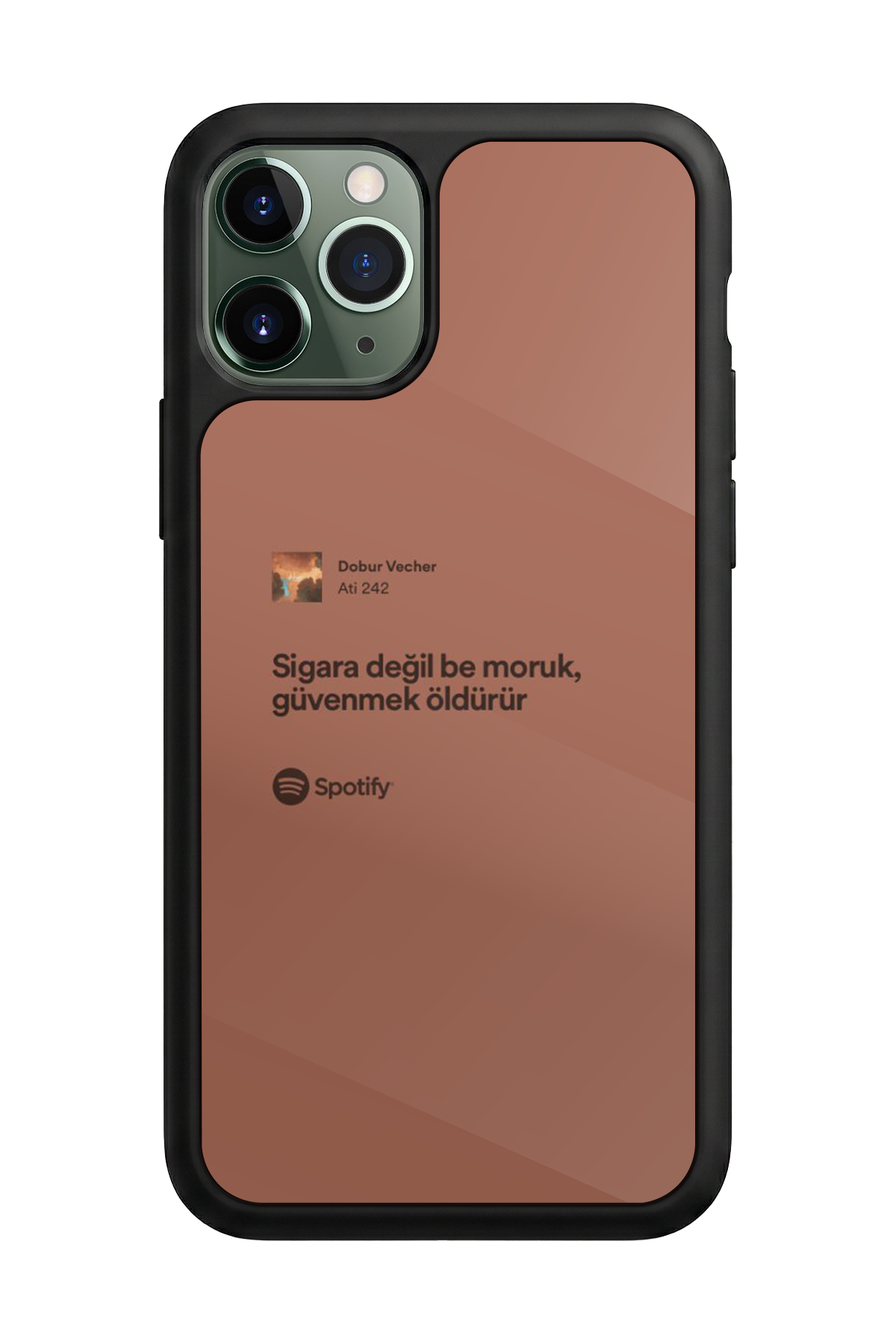 iPhone 11 Pro Uyumlu Sarki Sozleri Tasarımlı Glossy Premium Kılıf