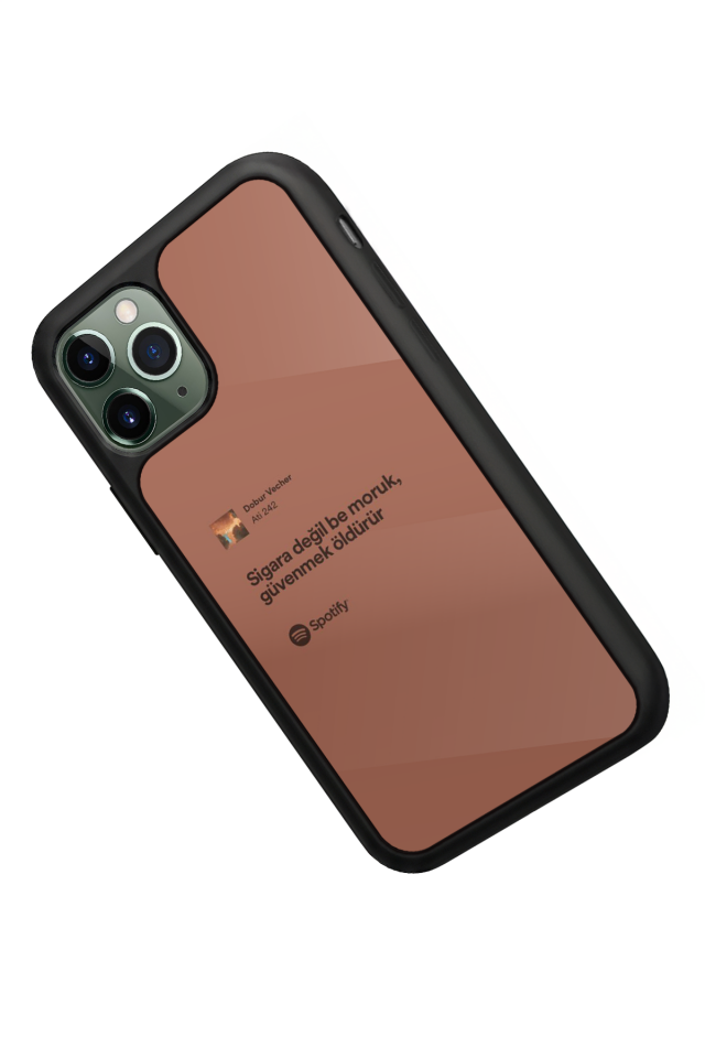 iPhone 11 Pro Uyumlu Sarki Sozleri Tasarımlı Glossy Premium Kılıf