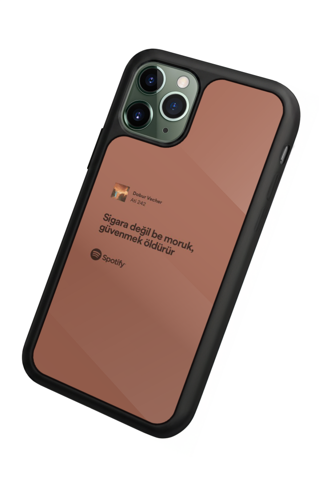 iPhone 11 Pro Uyumlu Sarki Sozleri Tasarımlı Glossy Premium Kılıf