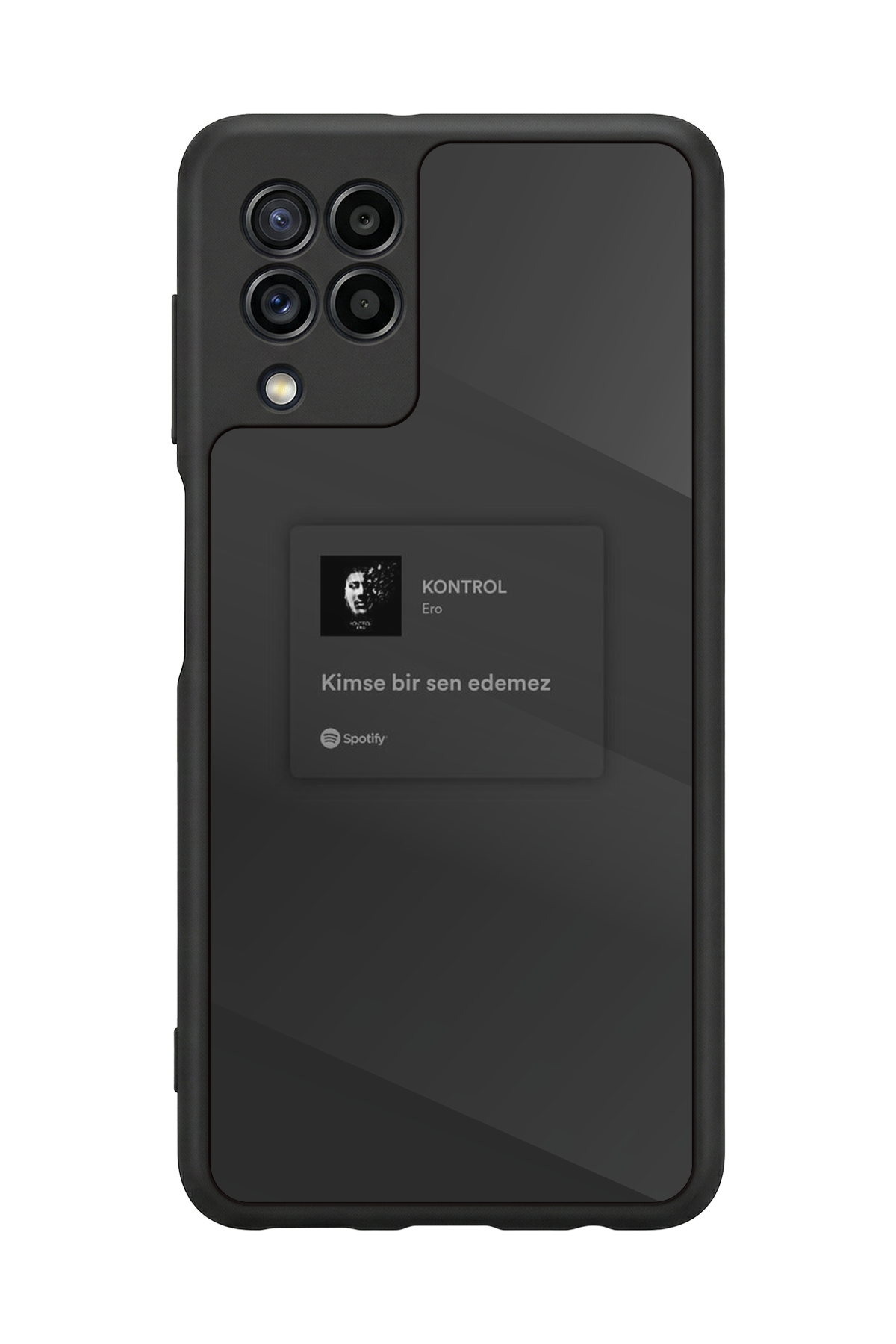 Samsung Galaxy M22 Uyumlu Sarki Sozleri Tasarımlı Glossy Premium Kılıf