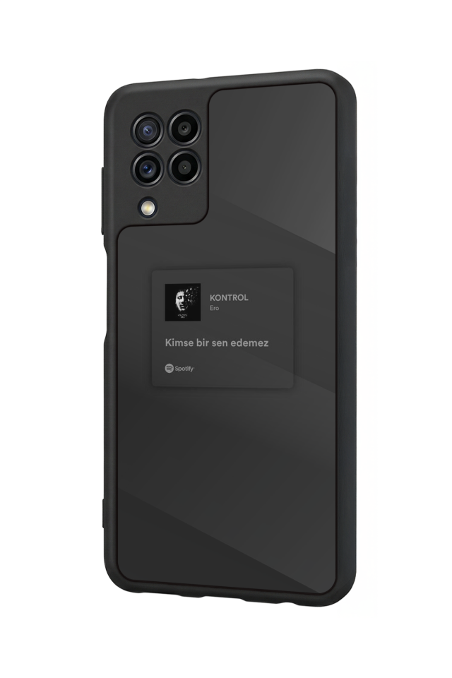 Samsung Galaxy M22 Uyumlu Sarki Sozleri Tasarımlı Glossy Premium Kılıf