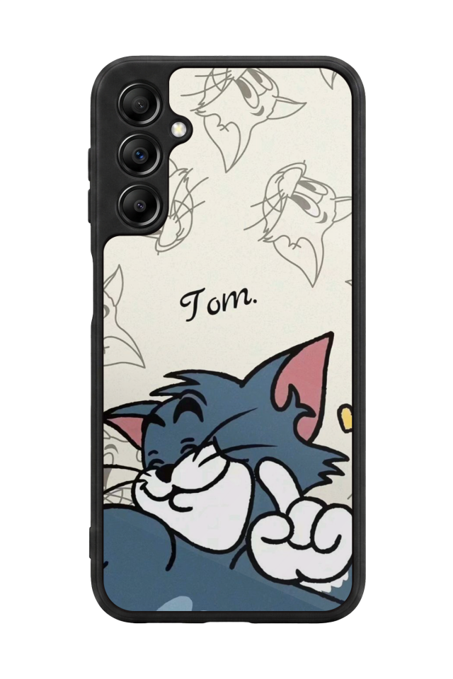 Samsung Galaxy A14 Uyumlu Tom And Jerry Tasarımlı Glossy Premium Kılıf