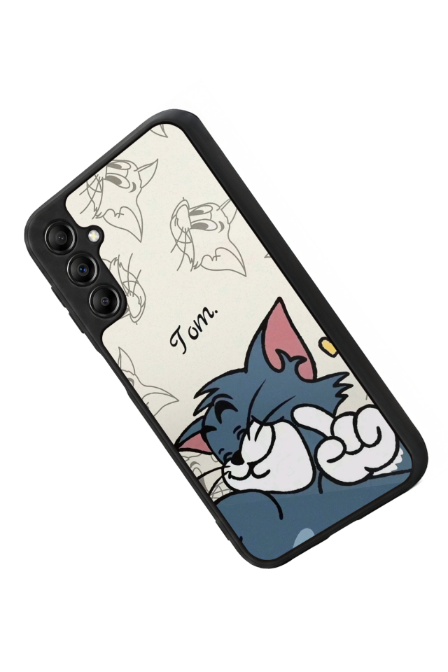 Samsung Galaxy A14 Uyumlu Tom And Jerry Tasarımlı Glossy Premium Kılıf