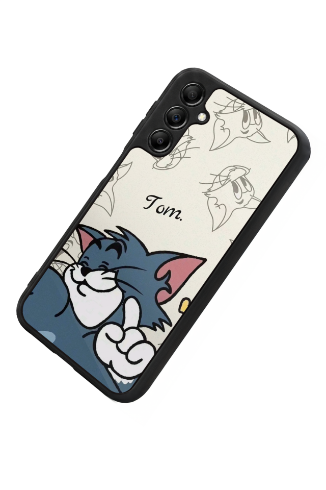 Samsung Galaxy A14 Uyumlu Tom And Jerry Tasarımlı Glossy Premium Kılıf