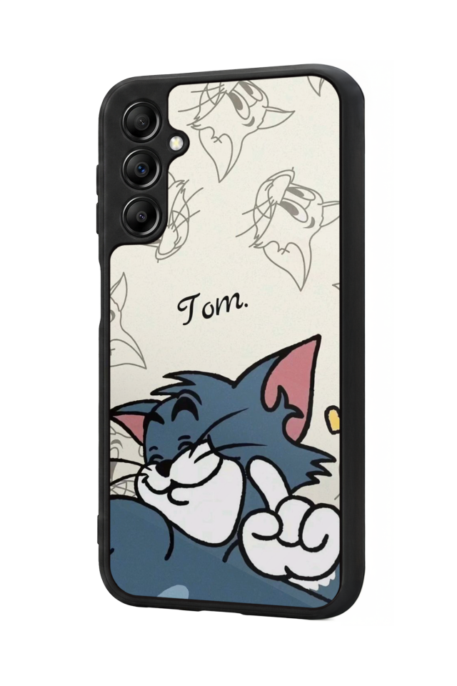 Samsung Galaxy A14 Uyumlu Tom And Jerry Tasarımlı Glossy Premium Kılıf