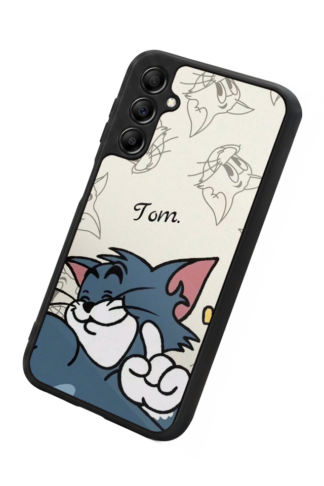 Samsung Galaxy A14 Uyumlu Tom And Jerry Tasarımlı Glossy Premium Kılıf