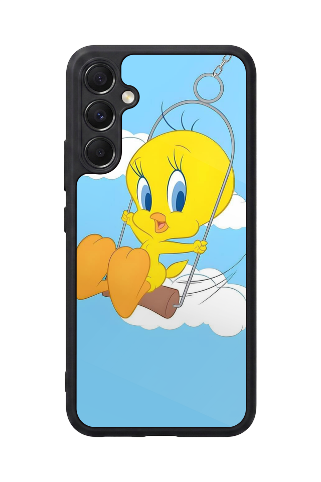 Samsung Galaxy A34 Uyumlu Tweety Tasarımlı Glossy Premium Kılıf