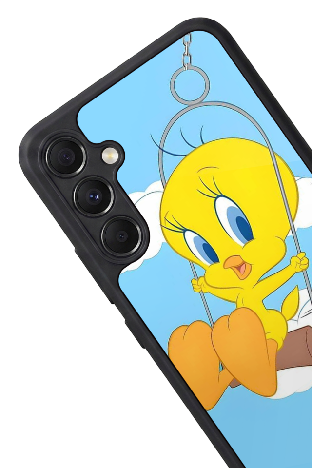 Samsung Galaxy A34 Uyumlu Tweety Tasarımlı Glossy Premium Kılıf