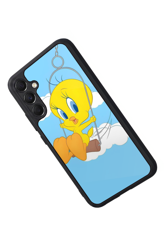 Samsung Galaxy A34 Uyumlu Tweety Tasarımlı Glossy Premium Kılıf