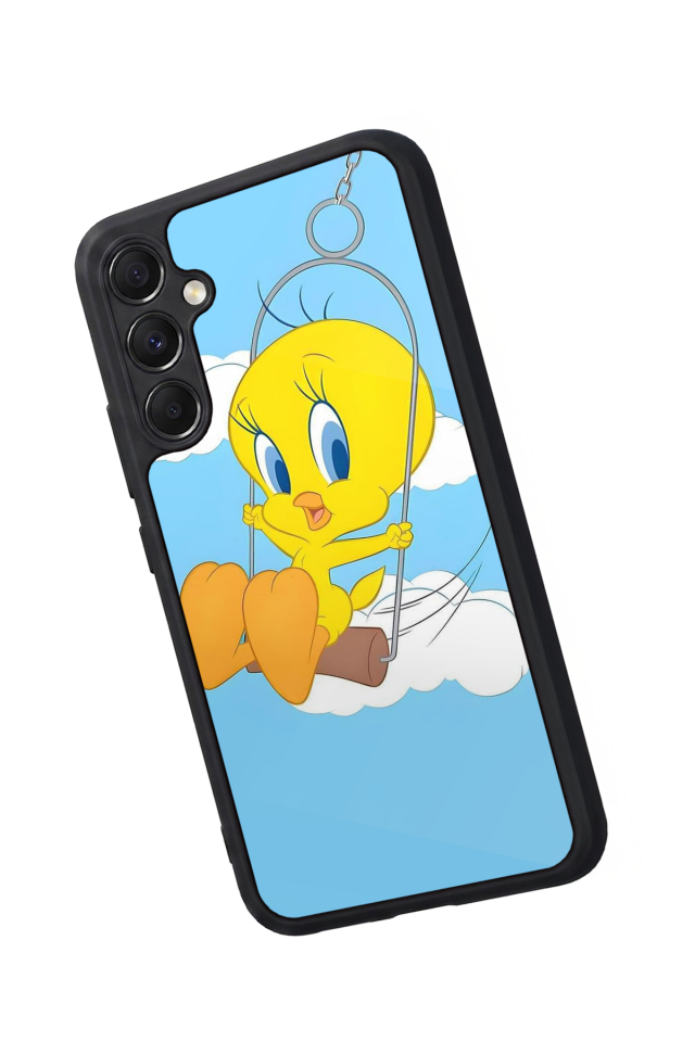Samsung Galaxy A34 Uyumlu Tweety Tasarımlı Glossy Premium Kılıf