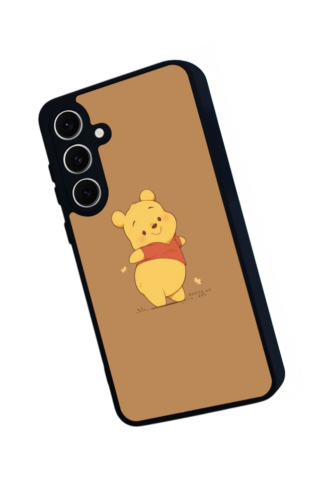 Samsung Galaxy S24 FE Uyumlu Winnie Tasarımlı Glossy Premium Kılıf