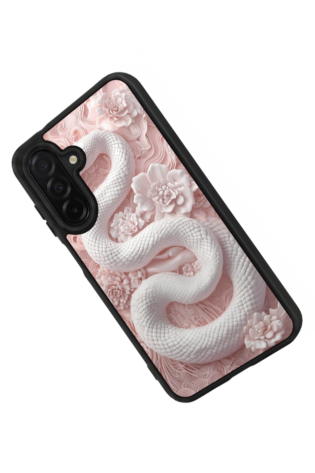 Samsung Galaxy A36 Uyumlu Yılan Tasarımlı Glossy Premium Kılıf