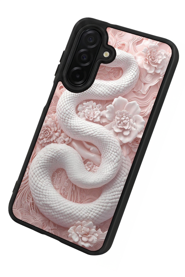 Samsung Galaxy A36 Uyumlu Yılan Tasarımlı Glossy Premium Kılıf