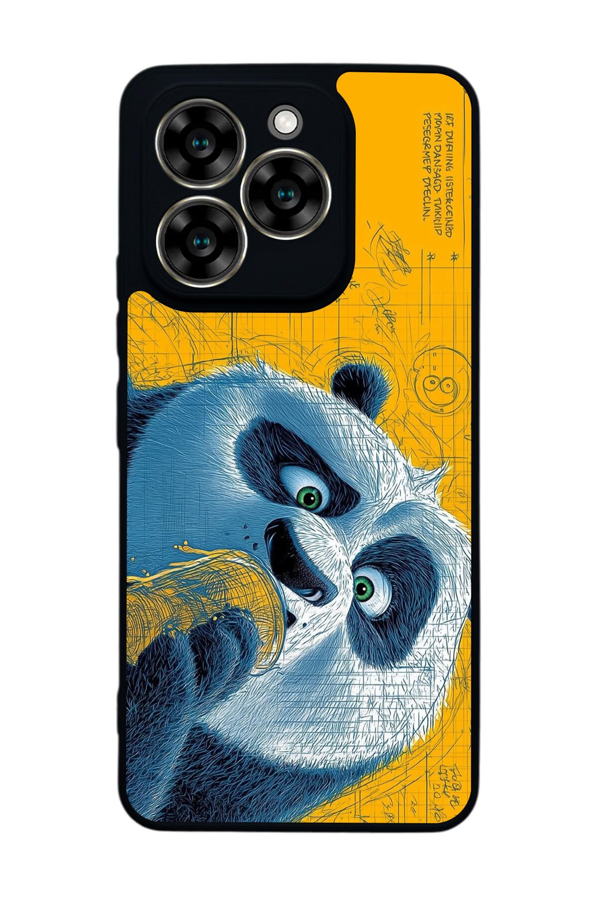 Reeder S919 Uyumlu Kung Fu Panda Tasarımlı Glossy Premium Kılıf