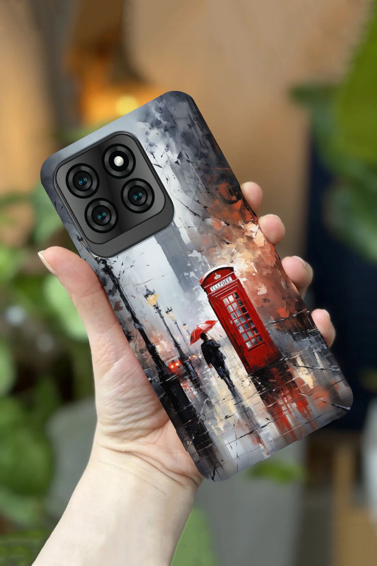 Reeder S71 Uyumlu Kamera Korumalı Saat Kulesi Desenli HD Baskılı Silikon Kılıf