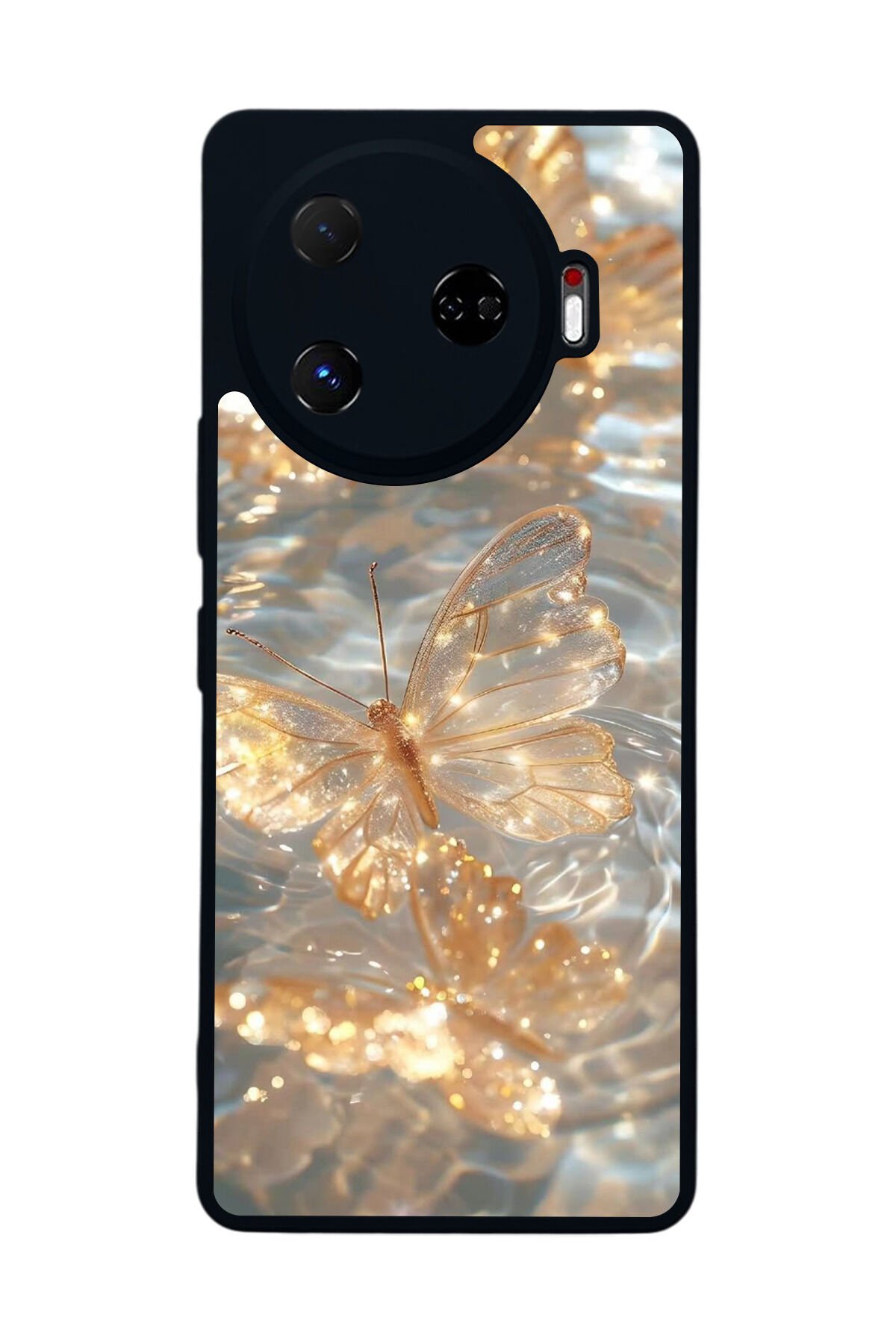Tecno Camon 30 Pro Uyumlu Kelebek Tasarımlı Glossy Premium Kılıf