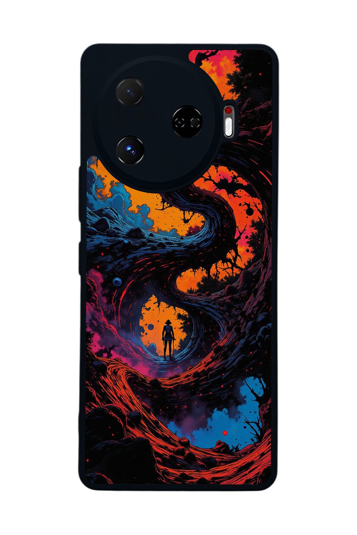 Tecno Camon 30 Pro Uyumlu Abstract Tasarımlı Glossy Premium Kılıf