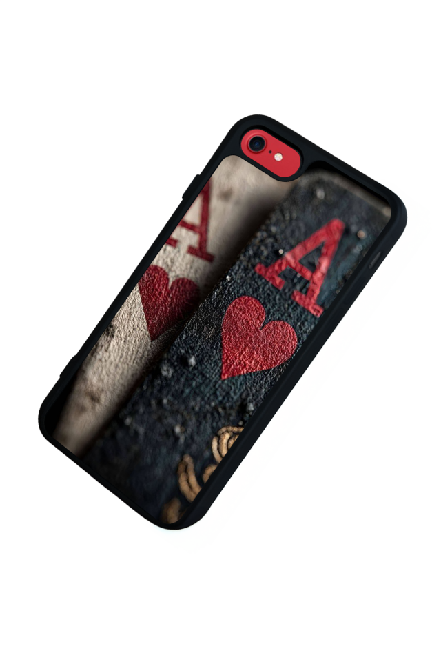 iPhone 7 Uyumlu Kart Tasarımlı Glossy Premium Kılıf