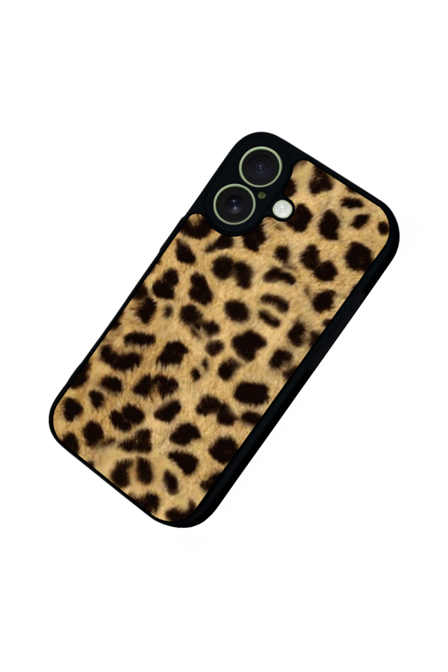 iPhone 17 Uyumlu Leopar Tasarımlı Glossy Premium Kılıf