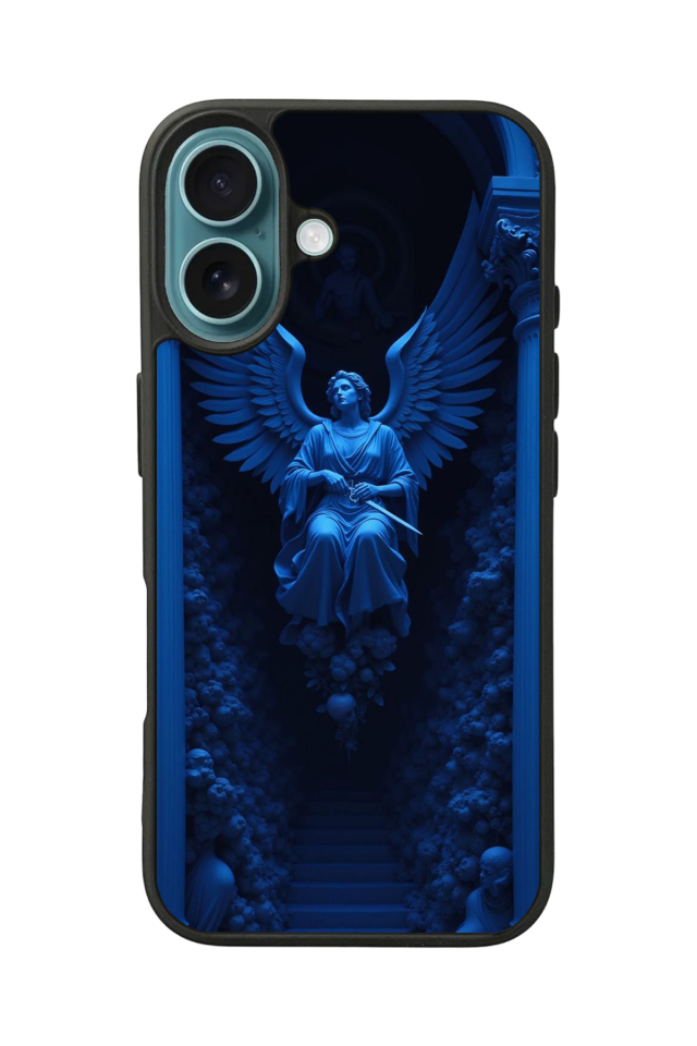 iPhone 16 Plus Uyumlu Melek Tasarımlı Glossy Premium Kılıf